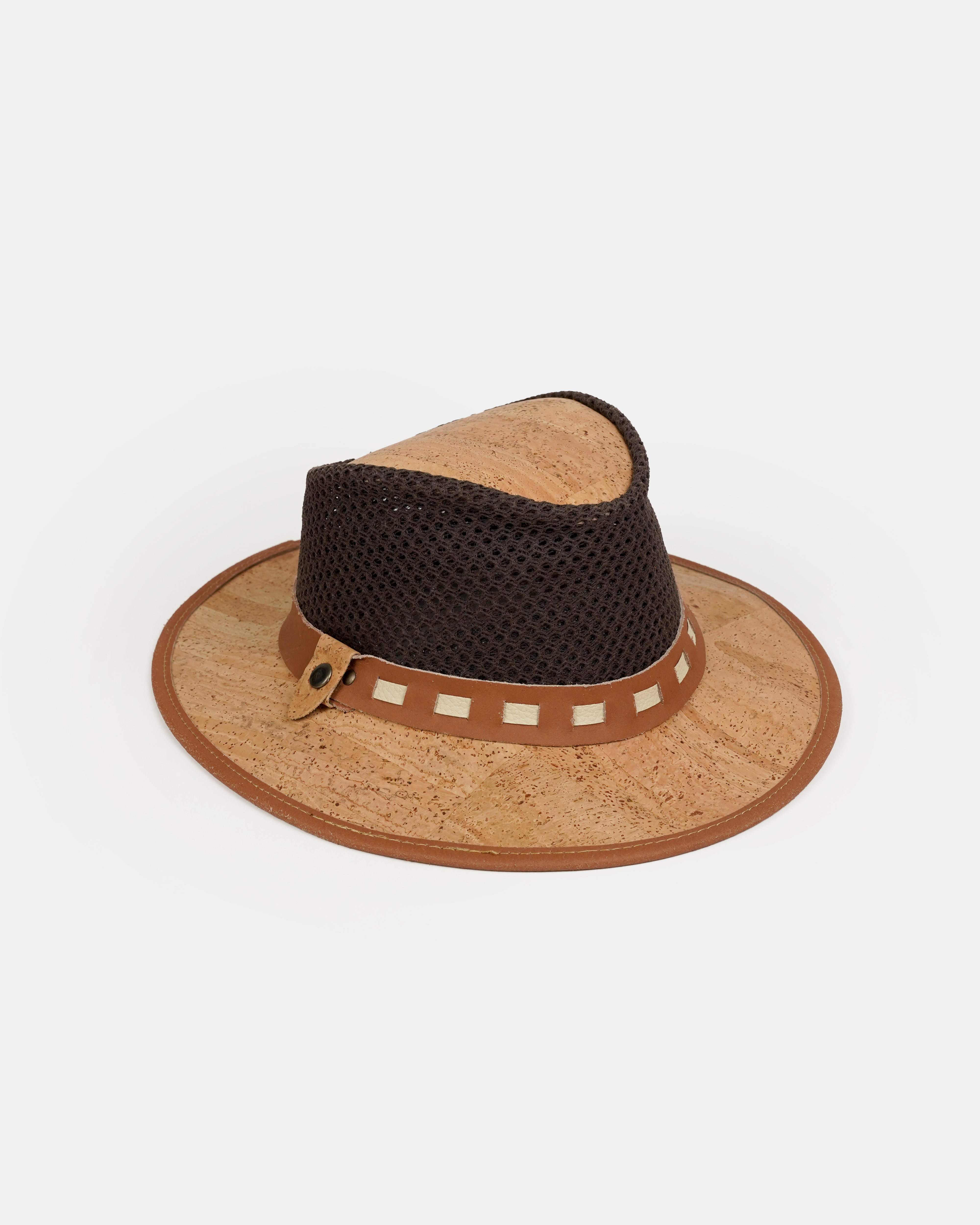 Chapéu com Rede em Cortiça Velen Natural